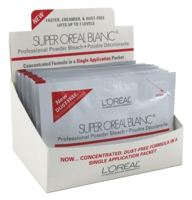 Loreal Supr Oreal Blanc 1.13oz Bleach Pks (12in)