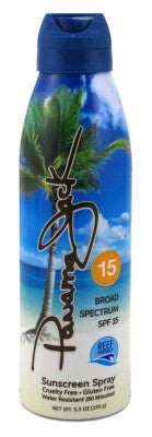 Panama Jack Continuous Spf#15 Clear Sunscreen Spray 6oz