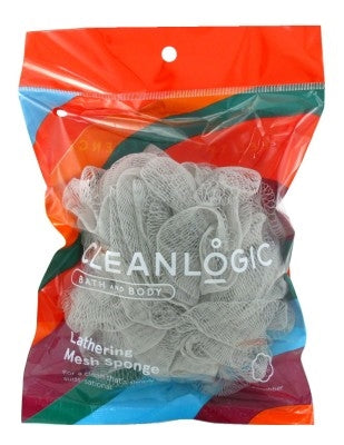 Clean Logic Mesh Bath Sponge 50G (6in)