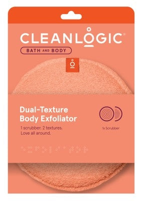 Clean Logic Exfoliating Body Scrubber Round Dual Texture