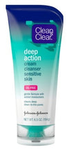 Clean &amp; Clear Deep Action Cream Cleanser 6.5oz Oil-Free