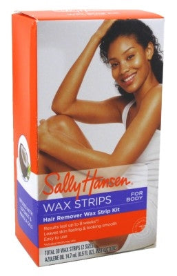 Sally Hansen Hair Remover Wax Strip Kit Body/Leg/Arm/Bikini