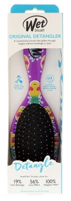 Wet Brush Detangler Smiley Pineapple Intelliflex Bristles