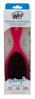 Wet Brush Detangler Pink Intelliflex Bristles