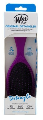 Wet Brush Detangler Purple Intelliflex Bristles