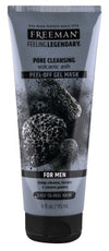 Freeman Mens Pore Cleansing Gel Mask Peel-Off Volcanic 6oz