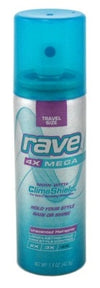 Rave 4X Mega Hairspray Unscented 1.5oz (18in) Aerosol