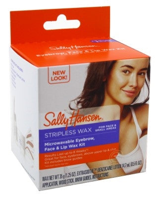 Sally Hansen Microwaveable Wax Kit For Eyebrow/Face/Lip