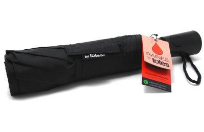 Raines Umbrella Auto Open 11 Inch Large (Black)