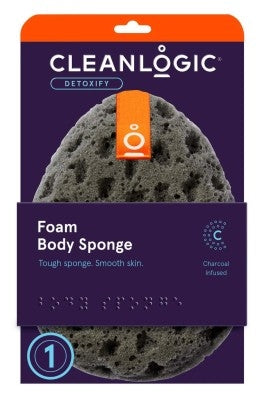 Clean Logic Charcoal Infused Sea Foam Body Sponge