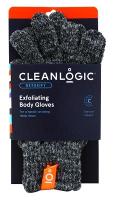 Clean Logic Detox Charcoal Exfoliating Bath Glove