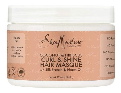 Shea Moisture Coconut&Hibiscus Curl & Shine Hair Masque 12oz