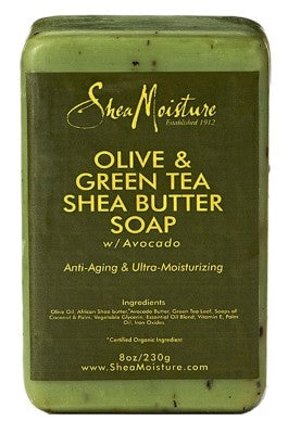 Shea Moisture Soap 8oz Bar Olive & Green Tea Shea Butter