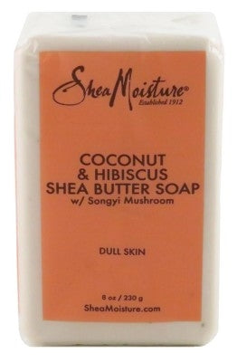 Shea Moisture Soap 8oz Bar Coconut & Hibiscus Shea Butter