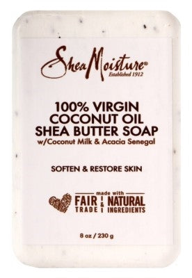 Shea Moisture Soap 8oz Bar 100% Virgin Coconut Oil & Shea