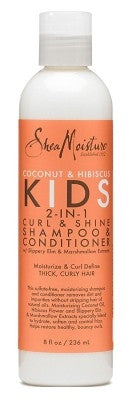 Shea Moisture Kids Shampoo 2-In-1 Coconut & Hibiscus 8oz