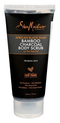 Shea Moisture African Black Soap Charcoal Body Scrub 6oz