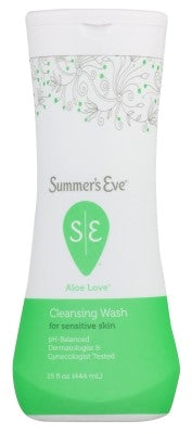 Summers Eve Cleansing Wash 15oz Aloe Love(Sensitive Skin)