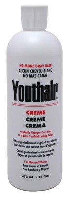 Youthair No More Gray Hair Creme For Men And Women 16oz