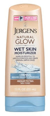 Jergens Natural Glow Wet Skin Moisturizer 7.5oz (Med To Tan)