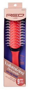 Kiss Red Brush Volumizing Detangle 9 Rows Non-Slip