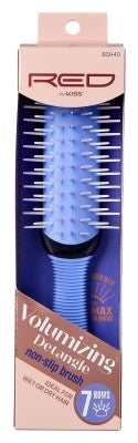 Kiss Red Brush Volumizing Detangle 7 Rows Non-Slip