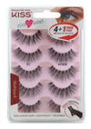 Kiss Ever Ez 01 Lashes 4 + 1 Pairs