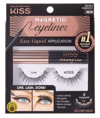 Kiss Magnetic Eyeliner And Eyelash Kit (Lure)