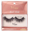 Kiss Vluxe Real Mink Lashes Misty Rose