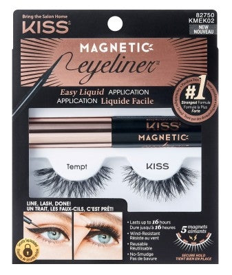 Kiss Magnetic Eyeliner & Eyelash Tempt