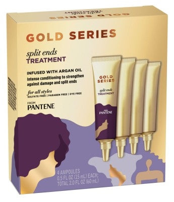 Pantene Gold Series Split Ends Treatment 0.5oz 4 Count