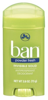 Ban Deodorant 2.6oz Invisible Solid Powder Fresh