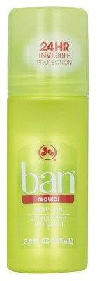 Ban Deodorant 3.5oz Roll-On Anti-Perspirant Regular