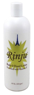 Rinju Body & Hand Lotion 16oz Enriched With Vitamin-E