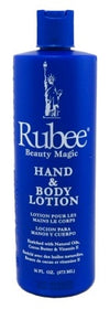 Rubee Hand &amp; Body Lotion 16oz .