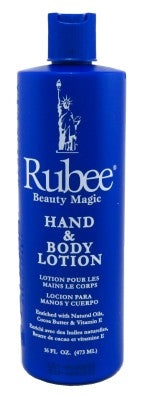 Rubee Hand & Body Lotion 16oz .