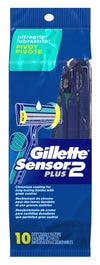 Gillette Mens Sensor 2 Plus Disposable 10 Count