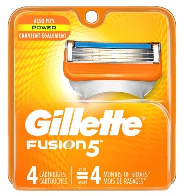 Gillette Mens Fusion 5 Cartridges 4 Count