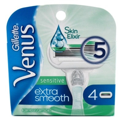 Gillette Venus Womens Extra Smooth Sensitive 4-Cartridges