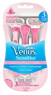 Gillette Venus Womens Sensitive 3-Disposable Razors